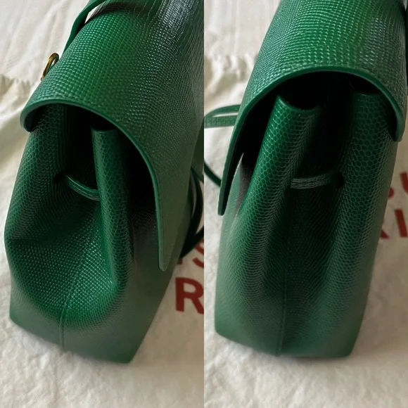 Mansur Gavriel Soft Lady Bag Lizard Embossed Leather - Picture 12 of 17